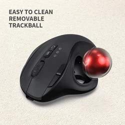 Jomaa Trackball – Ratón Inalámbrico Bluetooth para Mac y Windows