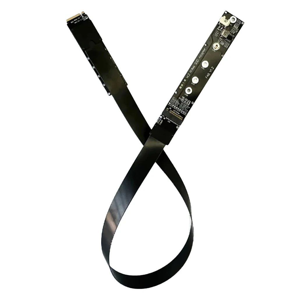 Cable de extensión M.2 NVMe SSD FFC, tarjeta elevadora de unidad de estado sólido GEN5 para llave M.2 NVMe M a PCI Express 5,0 X4 PCIE F44SF F44AB - imagen 4