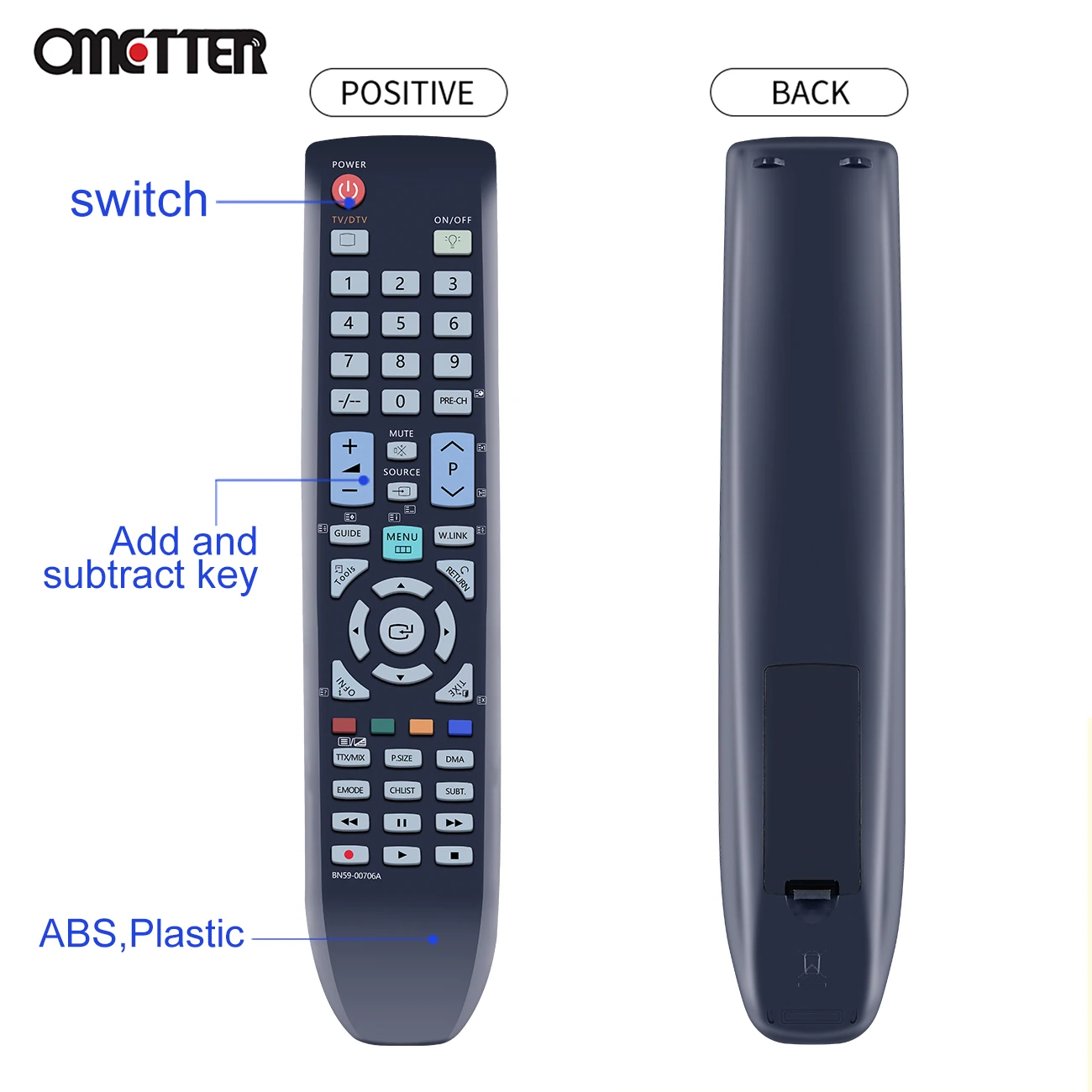 Nuevo BN59-00706A para Samsung Smart TV Control remoto LE32A656 LE37A696 LE40A615 LE46A696M1W - imagen 5