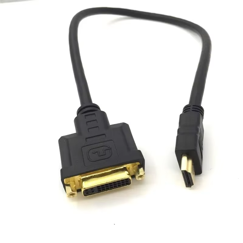 Cable HDMI a DVI-I - Adaptador de vídeo para PC, HDTV, DVD, LCD - imagen 5