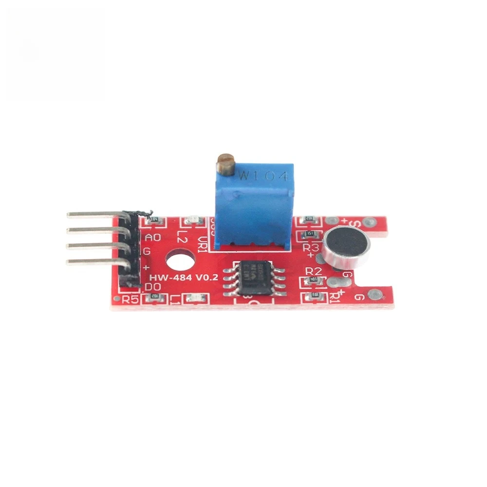 Módulo de Sensor de sonido de micrófono KY-038, salida analógica Arduino, placa de detección de voz, Control de ruido, electrónica DIY, 1/2 Uds. - imagen 3