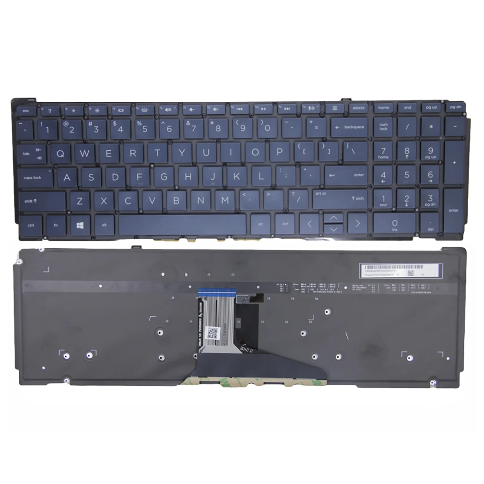 Diseño estadounidense HP Spectre x360 15-EB 15-EB0043DX 15-EB1043DX15T-EB TPN-Q226 retroiluminación del teclado del ordenador portátil - imagen 4