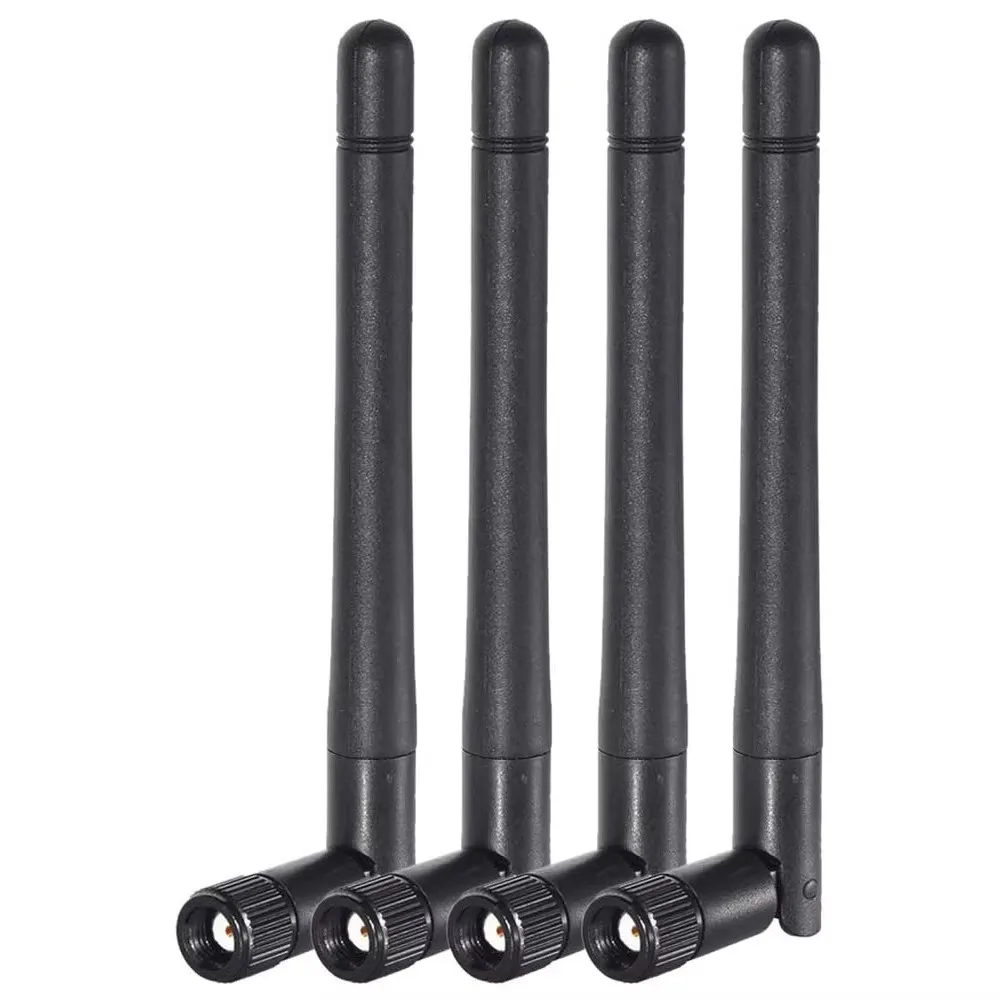 2/4 Uds antena WiFi 2,4 GHz 5,8 GHz 3dBi SMA antena hembra para grabadora de cámara IP de seguridad Vedio inalámbrica