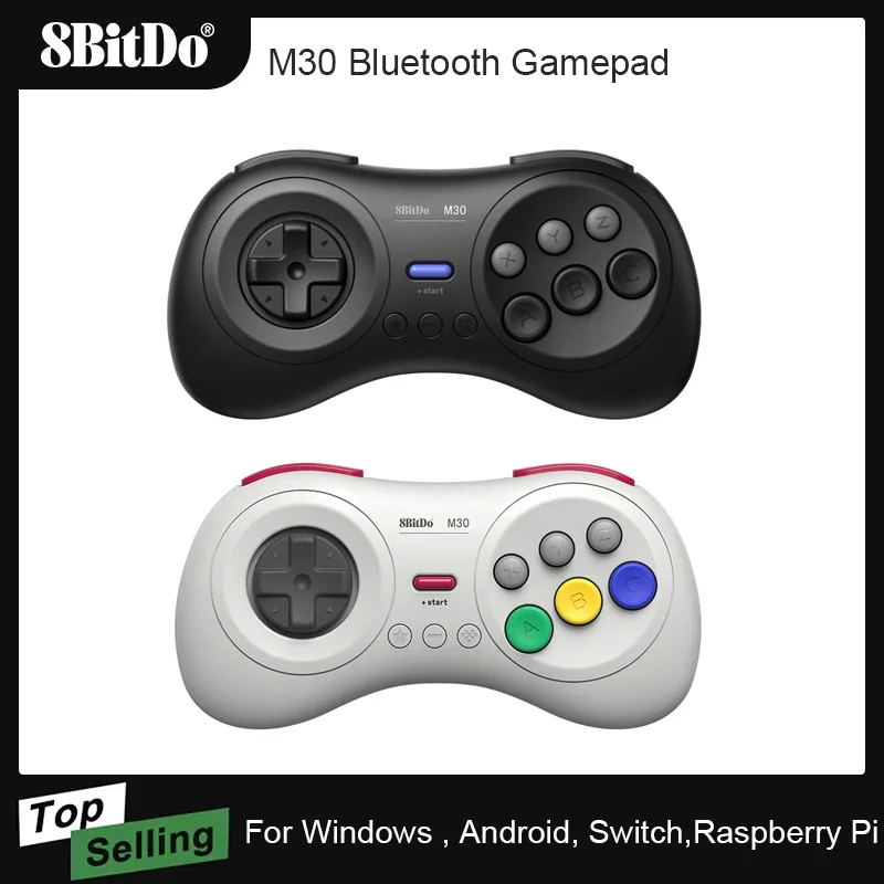 8BitDo M30 Gamepad Bluetooth Mega Drive - Switch PC Android Inalambrico - imagen 4