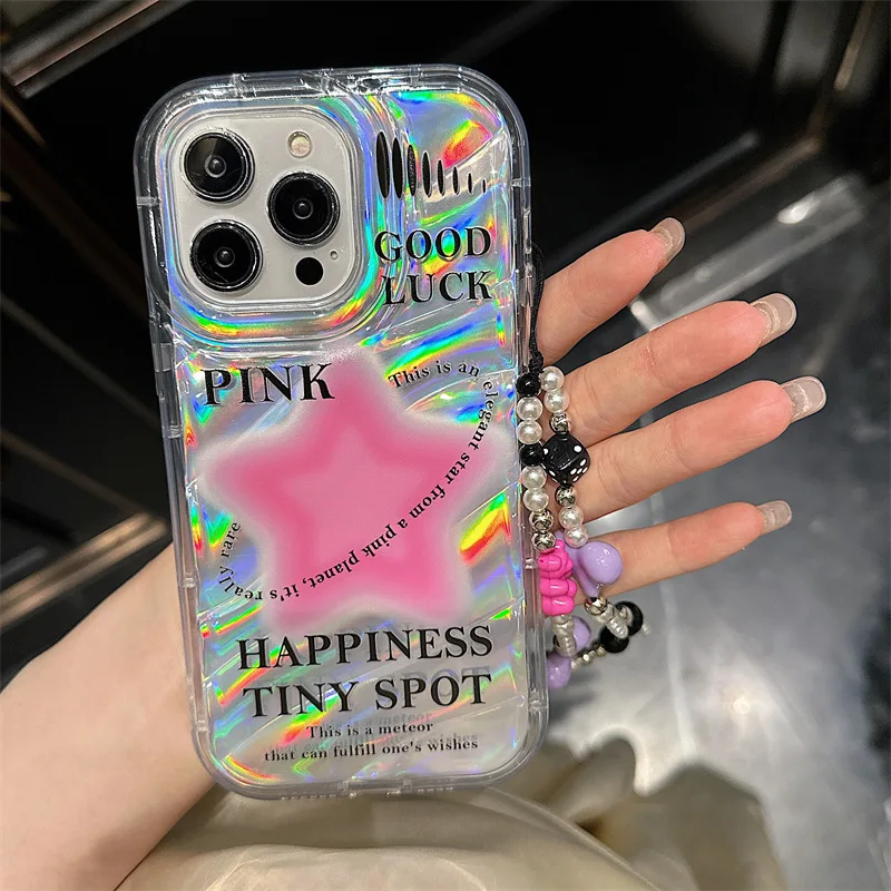 Funda de teléfono INS Star para iPhone 16 Pro Max 11 13 14 15 12 XR X XS 7 8 Plus SE 16promax 15promax Funda transparente de TPU suave - imagen 3