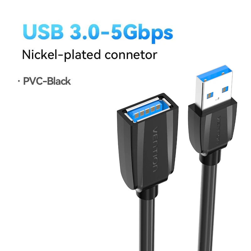 5Gbps-PVC Black