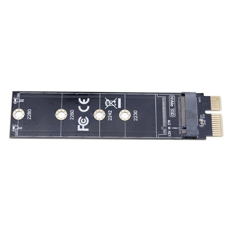 F3ke PCIe a M.2 Adaptador NVME SSD M.2 PCI-E M Clave PCIe Adaptador conector ascendente para computadora portátil 2230 - imagen 3
