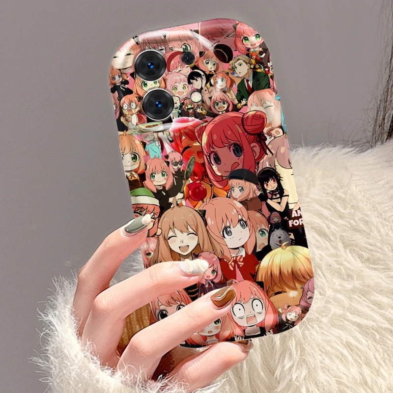 SPY X FAMILY Anime Cartoon Art para Xiaomi Redmi Note 13 12 12S 11S 11 10 9 8 10A 9C 9T Pro Plus 5G Wave Oil Cover - imagen 3
