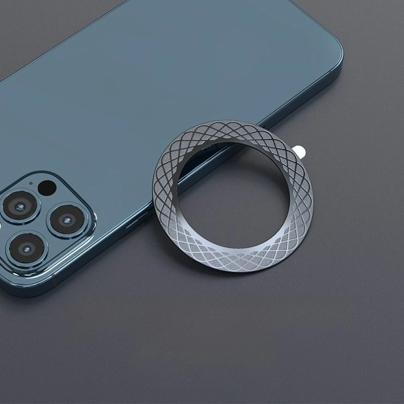 Anillo de placa magnética, pegatina de hoja de hierro, soporte magnético para teléfono de coche para cargador inalámbrico Magsafe para IPhone, Huawei, Samsung, Xiaomi - imagen 5
