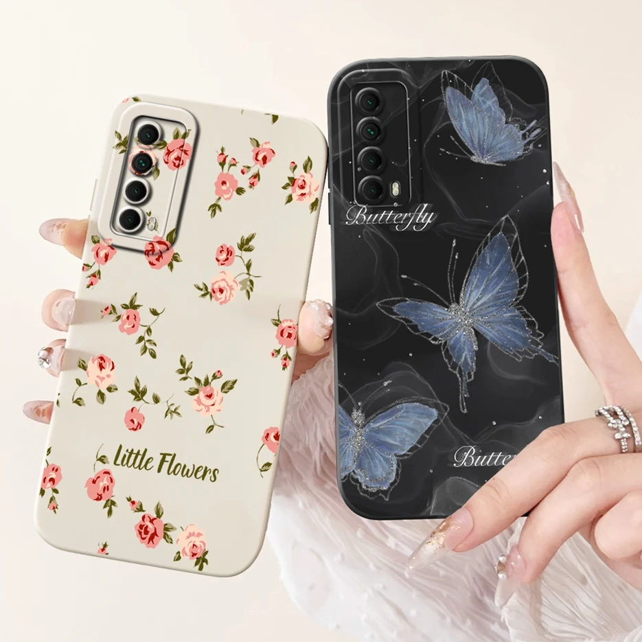 Funda de teléfono para Huawei P Smart 2021, HuaweiY7a, PPA-LX3, Y7a, PSmart 2021, suave, 6,63 pulgadas, parachoques - imagen 4