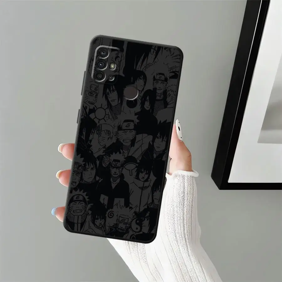 Funda para Motorola Mot G32 Edge 20 Pro 30 Lite G53 G30 G51 G73 G52 G71 G60 G50 G22 Edge40 G60s cubierta de teléfono negra personajes G31 - imagen 5