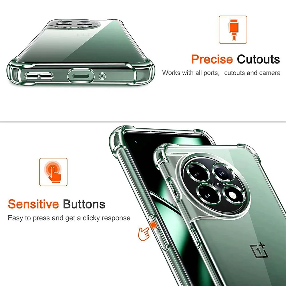 Funda transparente con bolsa de aire de 1,5 MM de espesor para OnePlus 11 5G 11R 10T 10R 10 Pro 9 Pro 1+ 8 8T One Plus 7T, funda de silicona a prueba de golpes para teléfono - imagen 5