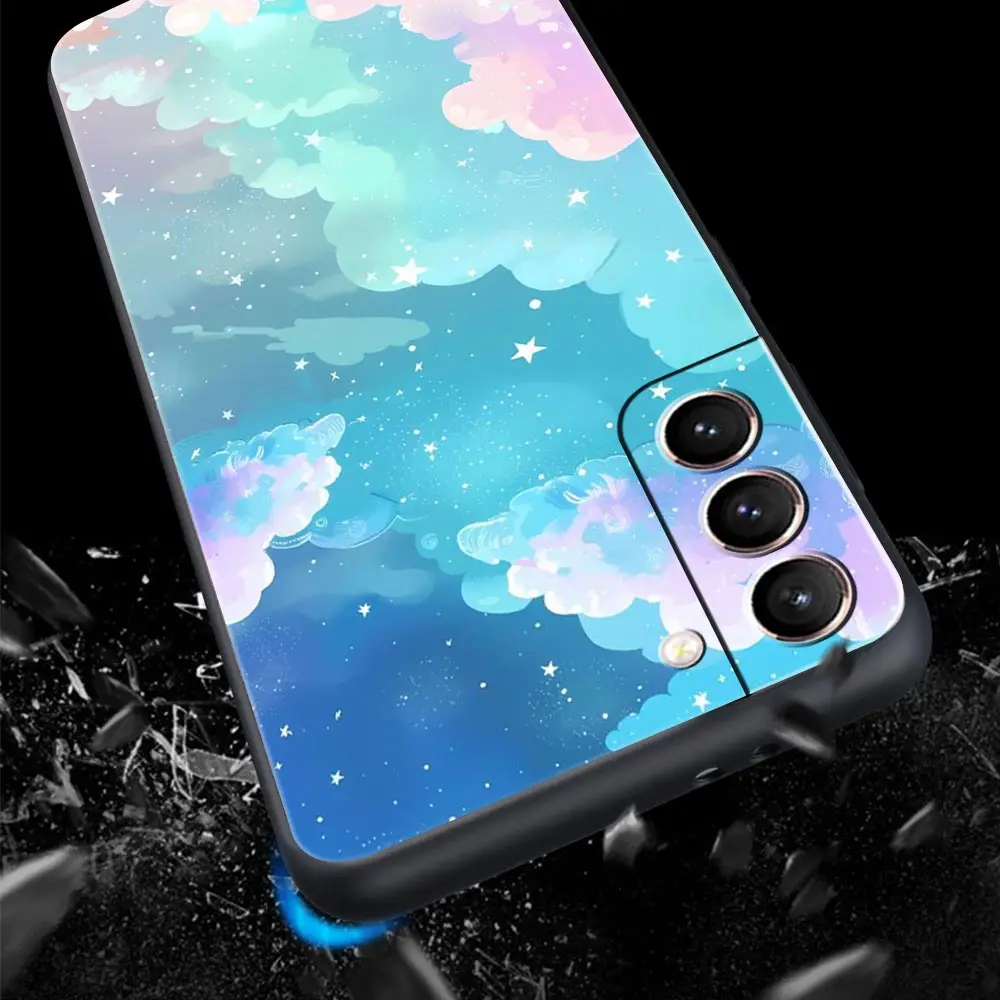 Funda de teléfono flotante con mural de caramelo líquido para Samsung Galaxy S24 S23 S22 Ultra S20 S21 FE 5G S10 S9 Plus S10E S8 S7 Edge, funda suave - imagen 2