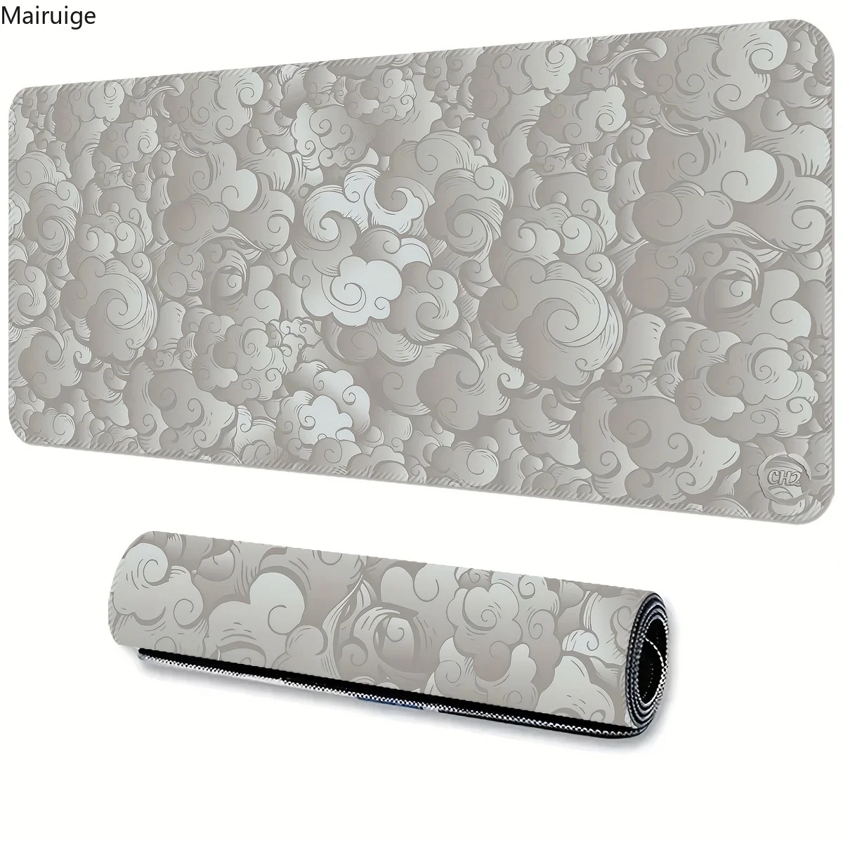 Alfombrilla de ratón grande de nube blanca, accesorios para juegos, alfombrilla de escritorio, borde de bloqueo antideslizante lavable, adecuada para deportes electrónicos, oficina y uso doméstico - imagen 3