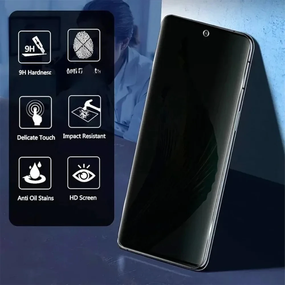 3/4 Uds privacidad Anti espía Peeping película protectora de hidrogel 5 Lite Protector de pantalla para Honor Magic 6 Pro X9a X9b - imagen 2