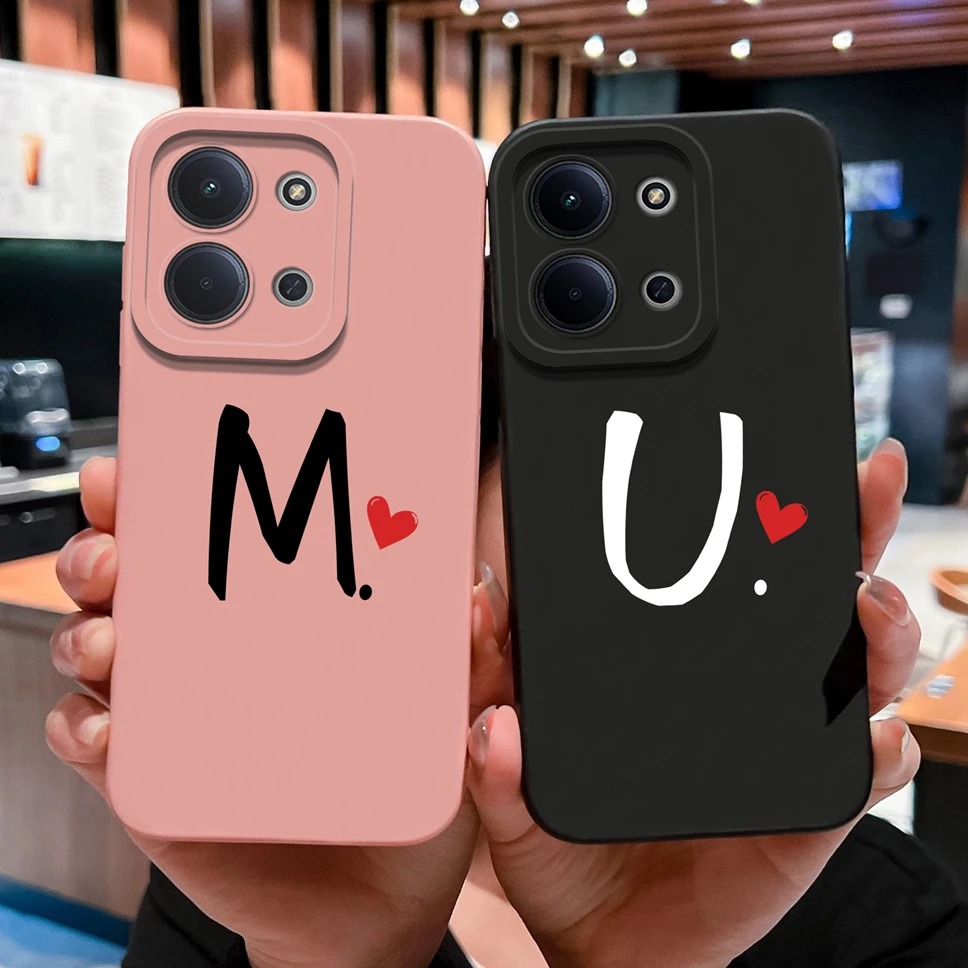 Para Redmi 15C 4G 5G funda de teléfono letras de amor protección de cámara de silicona suave funda trasera de alta calidad para Redmi 15 C Fundas Coque - imagen 2