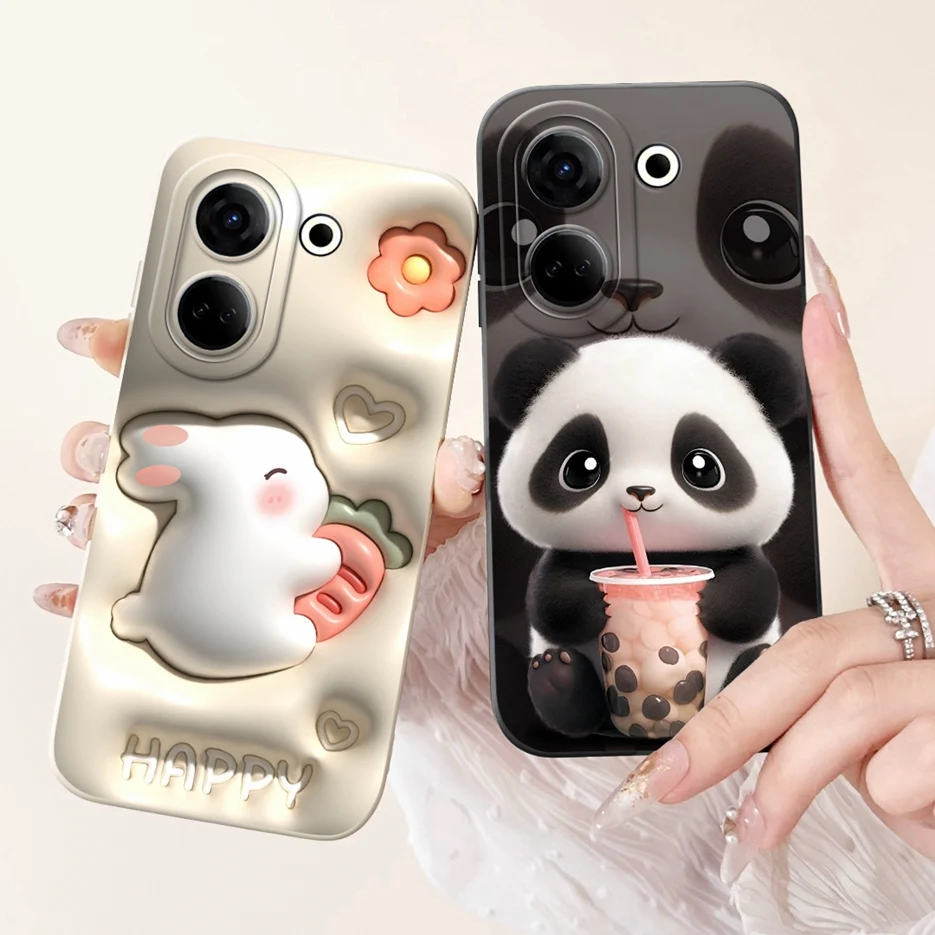 Funda de TPU suave para Tecno Camon 20 Pro 5G, carcasa de dibujos animados de animales bonitos CK8n, carcasa de teléfono para Tecno Camon 20 Premier Camon20 Pro, parachoques - imagen 5