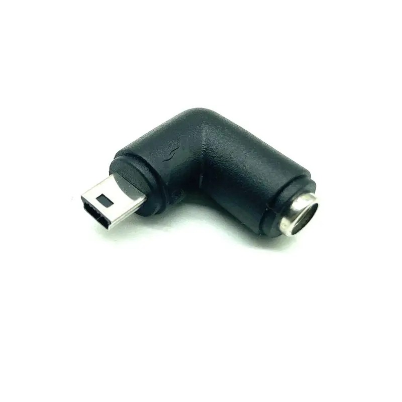 5V DC 5,5*2,1mm conector de alimentación USB tipo C-5.5mm * 2,1mm adaptador de conector de alimentación Mini USB DC doblado izquierdo - imagen 4