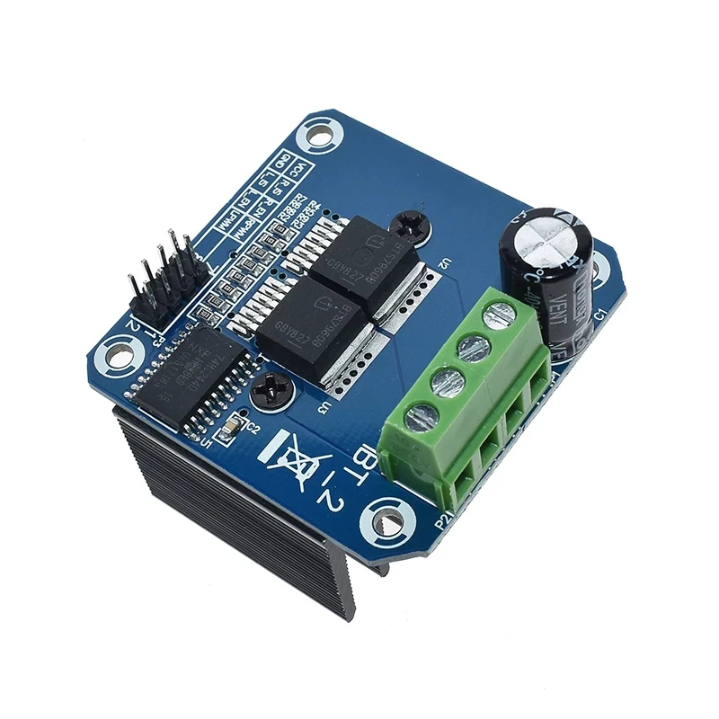 Módulo de controlador de Motor de alta potencia, puente H doble BTS7960 43A, diagnóstico de corriente de coche inteligente diy - imagen 5