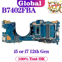 Placa Base ASUS B7402F Portátil Compatible Intel i5/i7 12ª Gen