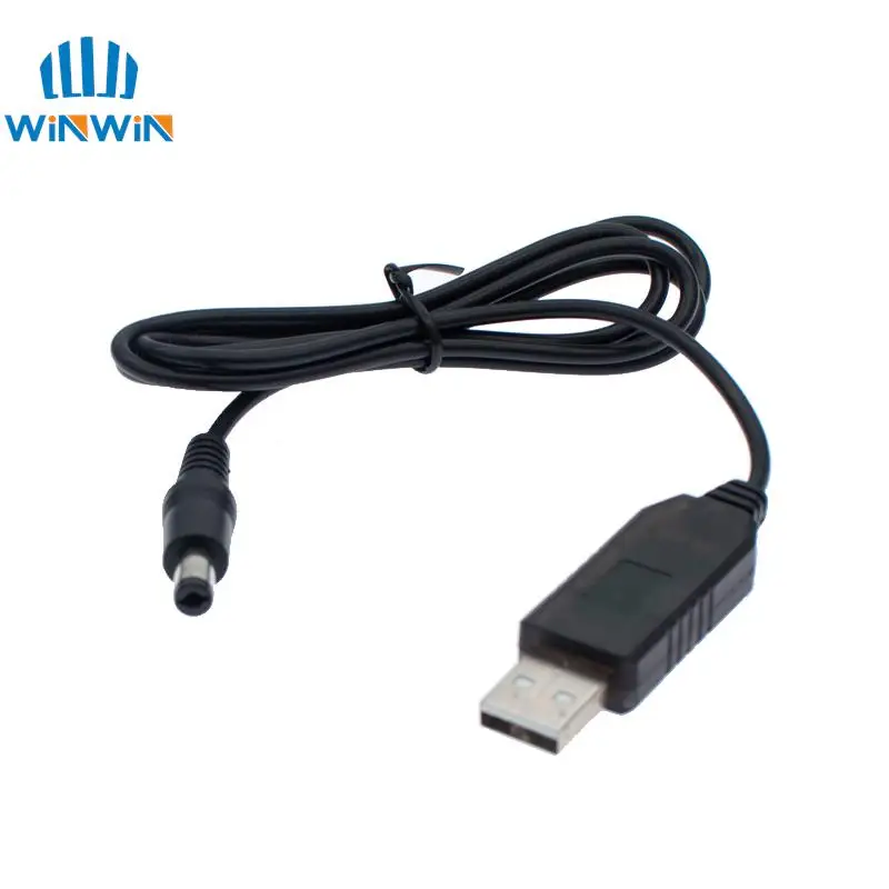 Línea de refuerzo de energía Usb, módulo elevador de CC de 5v a CC de 9v/12v, Cable adaptador convertidor Usb de 1M, enchufe de 2,1x5,5mm para arduino WIFI - imagen 2