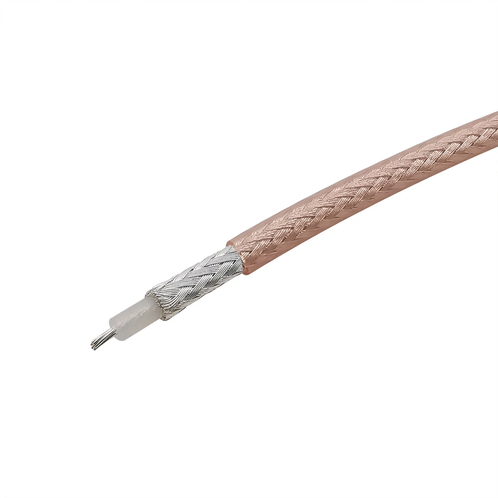 Cable Coaxial RF RG316 de 10 metros, línea de extensión de antena de 50 ohmios de baja pérdida, Cable RG316, diámetro de 2,5mm para conector de soldadura - imagen 2