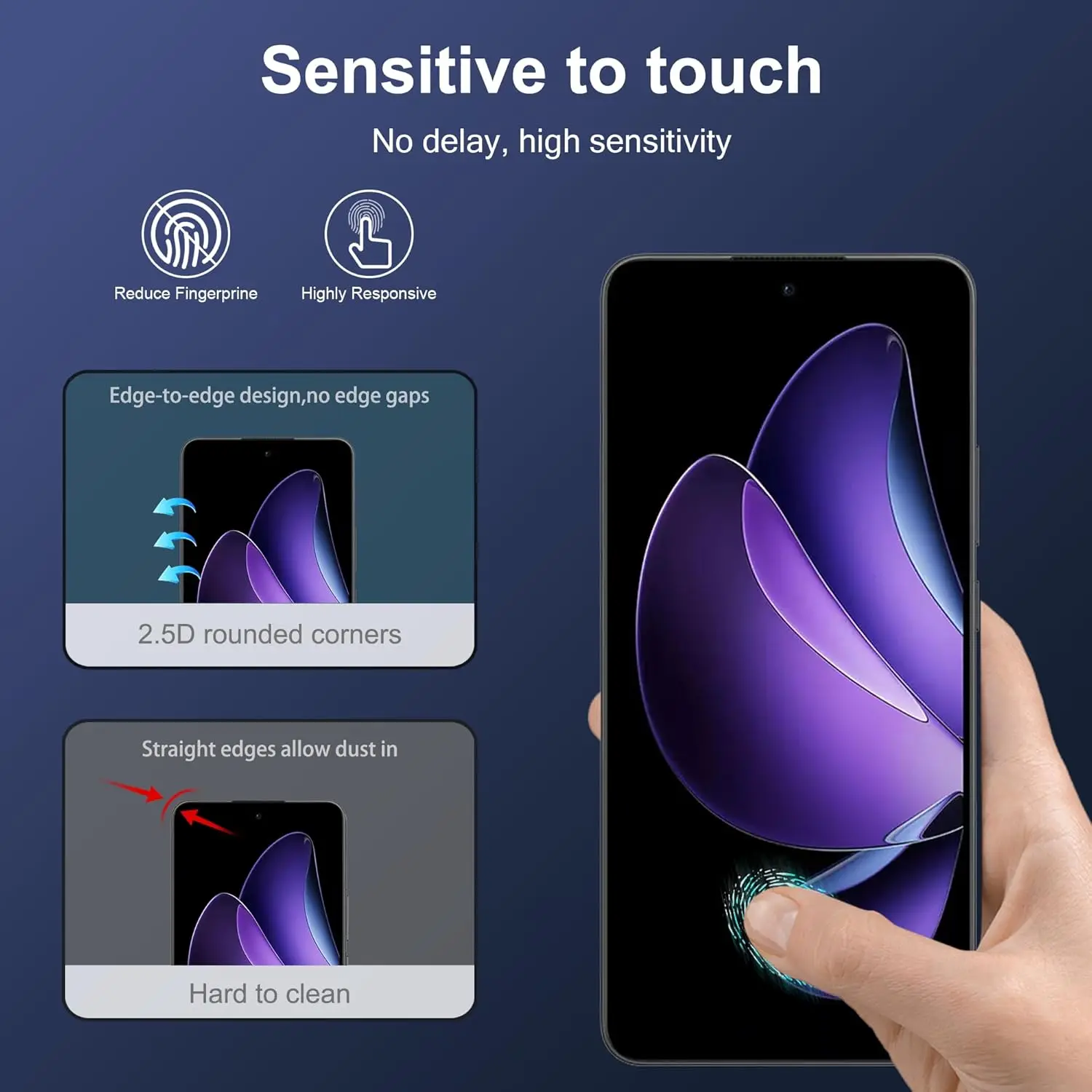 Vidrio Templado 2.5D 9H para OPPO A6 Pro 4G CPH2799 Protector de pantalla lente de cámara de película para OPPO A6Pro 5G CPH2781 Global - imagen 2