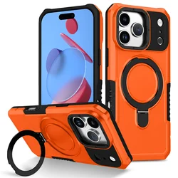 Funda iPhone Pro Max Soporte Magnético Antigolpes Doble Capa