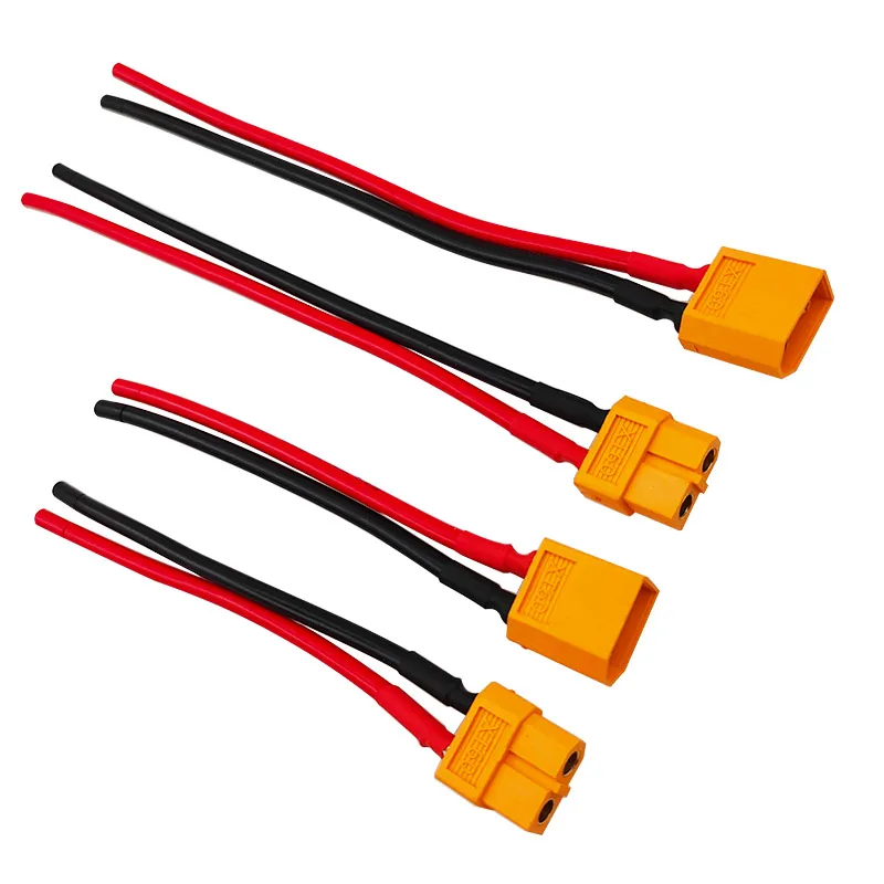 10 Uds XT60 XT-60 conectores tipo bala macho hembra con Cable de PVC 14 AWG para conector de Cable de batería Lipo RC - imagen 2