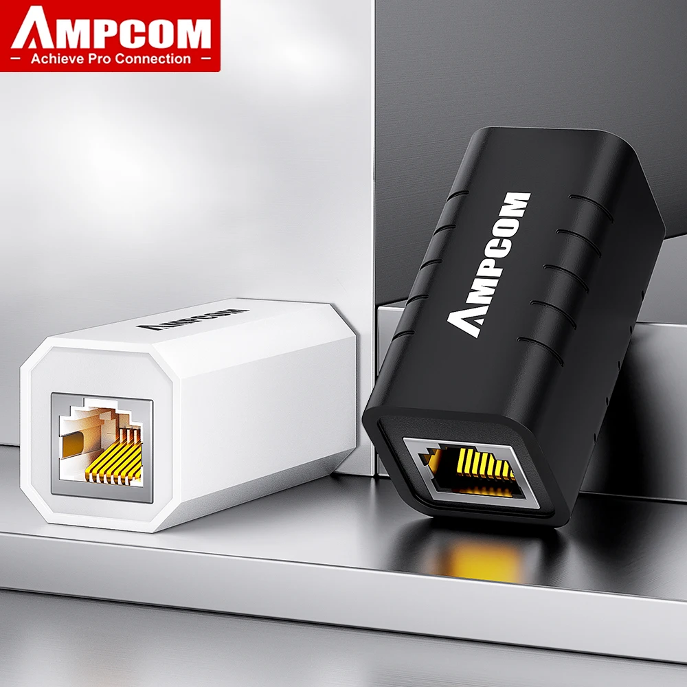 AMPCOM Acoplador RJ45 Hembra-Hembra CAT7/6/5e con Protección - imagen 4