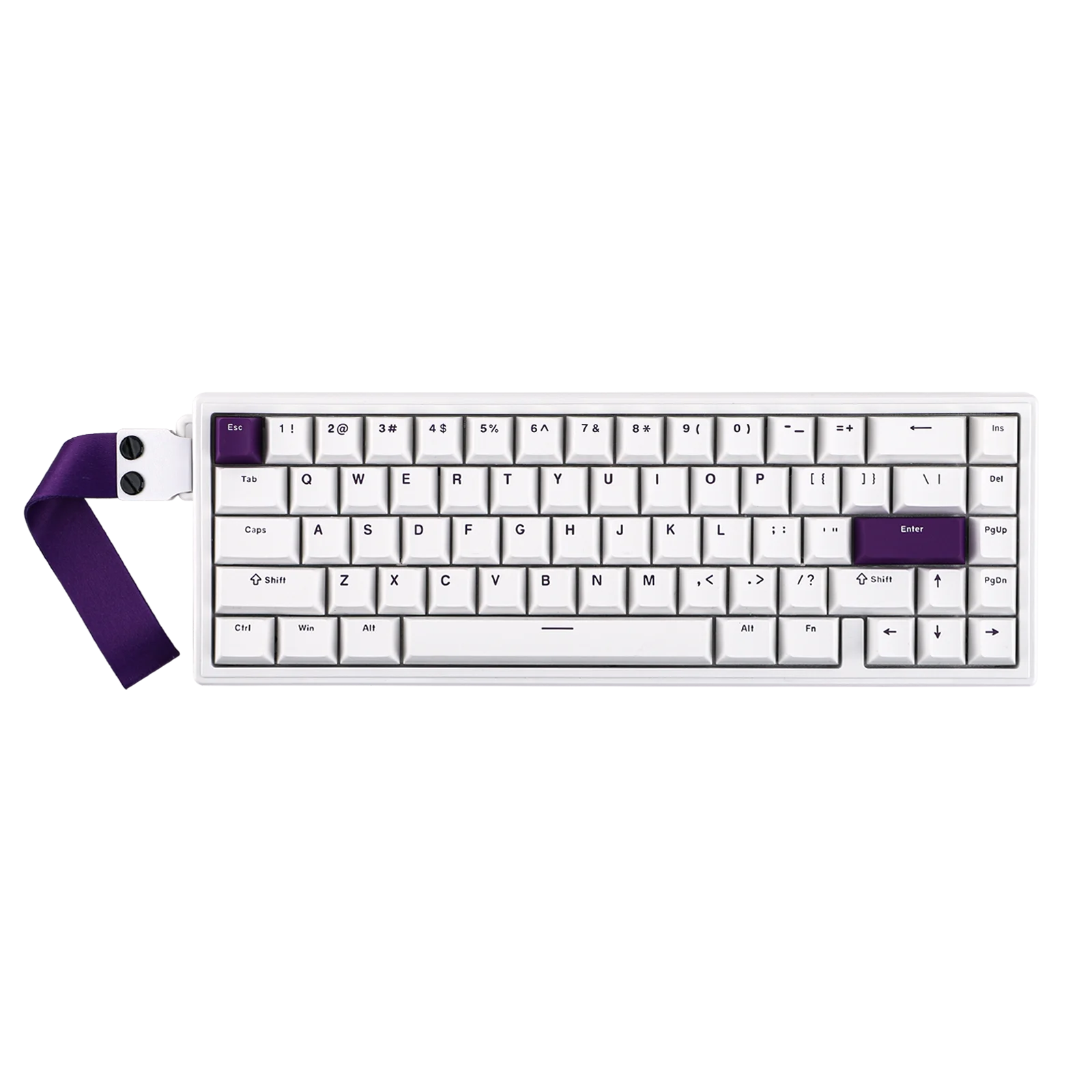 EPOMAKER HE68 65% ANSI US Layout Teclado magnético para juegos con cable efecto Hall montado en junta para Mac/WIN con velocidad de orolling de 8000 Hz - imagen 2