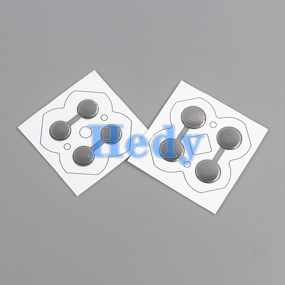 Película conductora de Metal para 3DS, botón ABXY, pegatina de placa PCB, almohadilla D, circuito de botón eléctrico para 3DS, 2 uds. - imagen 3