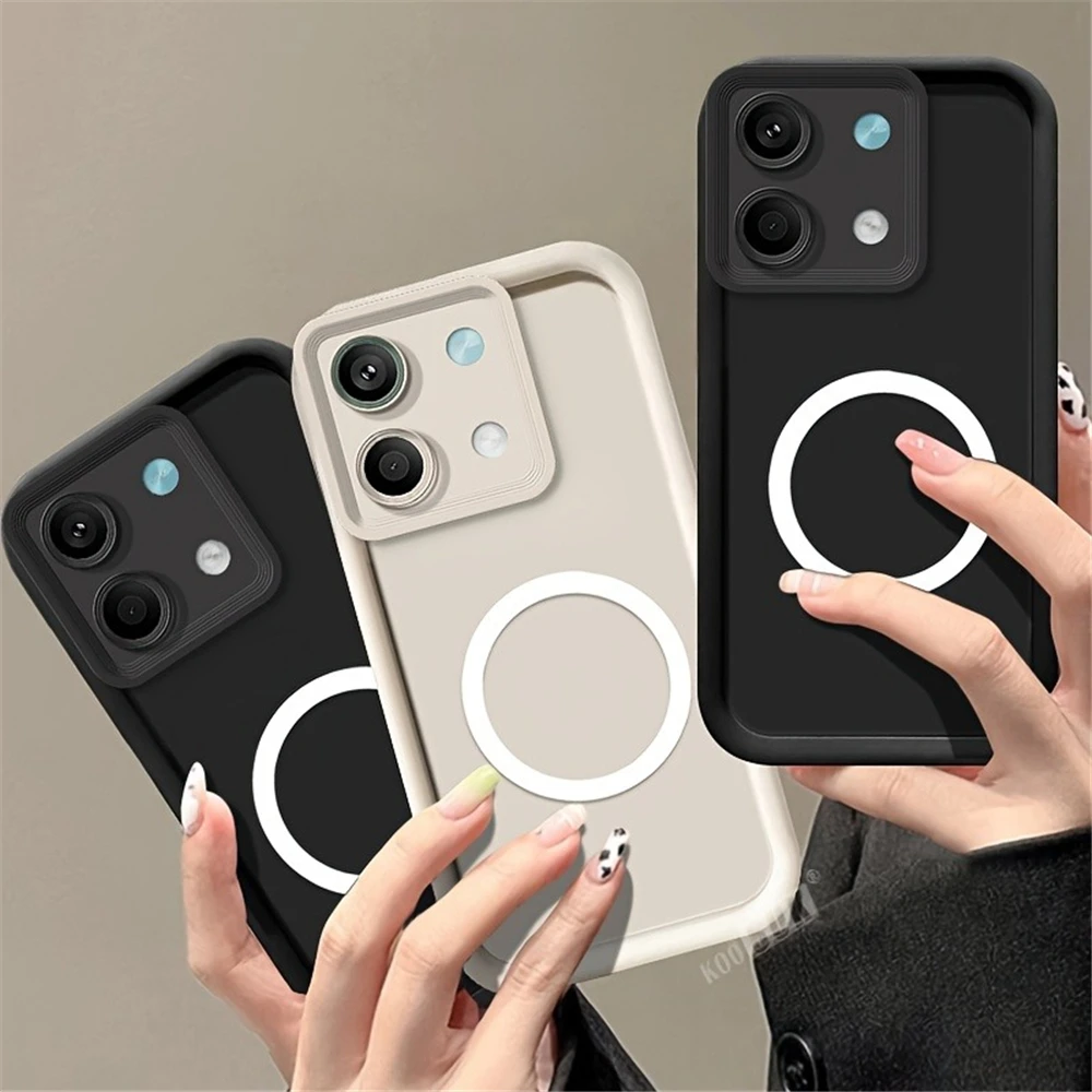 Funda de teléfono para Samsung A13 A23 A33 A53 A73 A52S A12 A22 A32 A52 A72 A11 A31 A51 A71 con anillo hoja de hierro cubierta adhesiva magnética - imagen 2