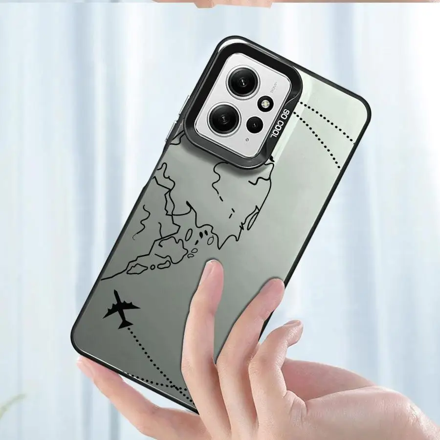 Funda de teléfono suave para Xiaomi Redmi A1 A2 Plus K60 10C 12C 9T 14C 13C 9C patrón de avión - imagen 5