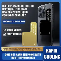 Enfriador Teléfono Cobre con Cámara de Vapor para Disipación Calor