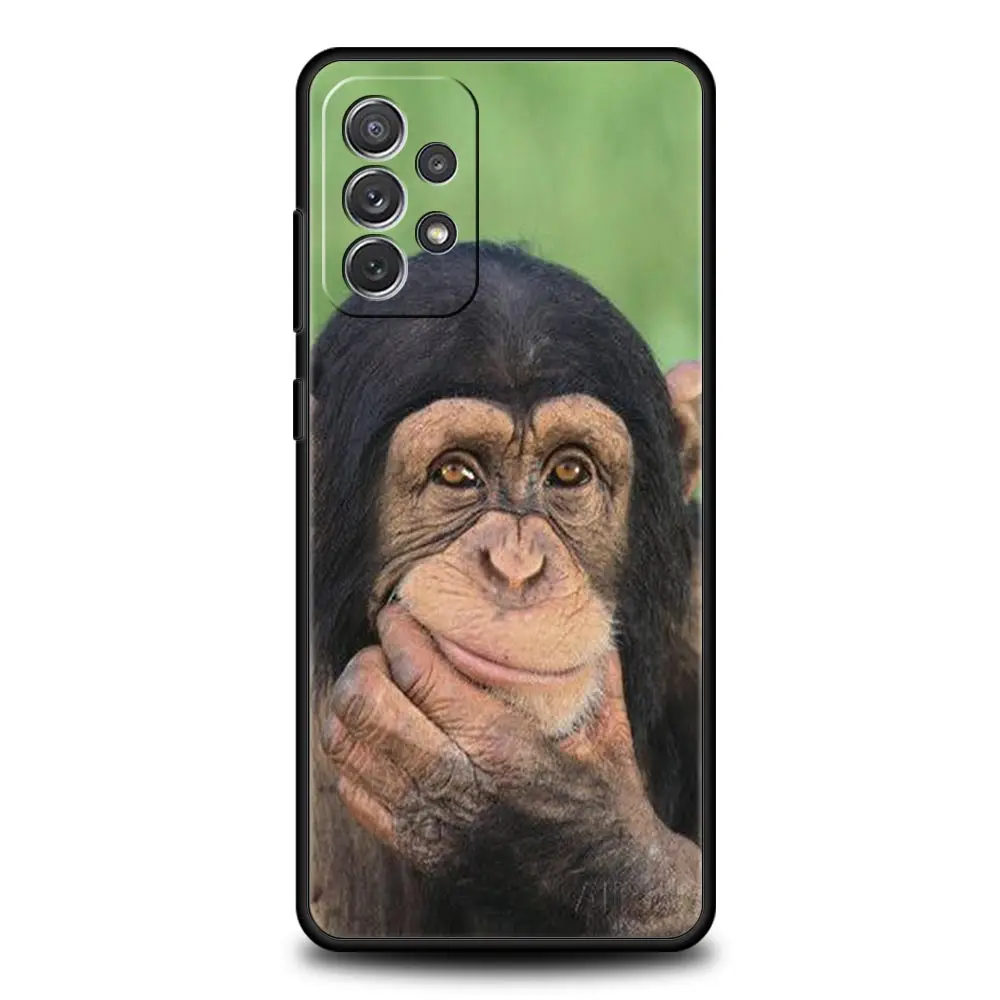 Funda de teléfono mono para Samsung A51 A71 A21S A17 A11 A15 A25 A31 A41 A23 A33 A53 A73 A07 A03S A05S A13 A35 A55 5G - imagen 5