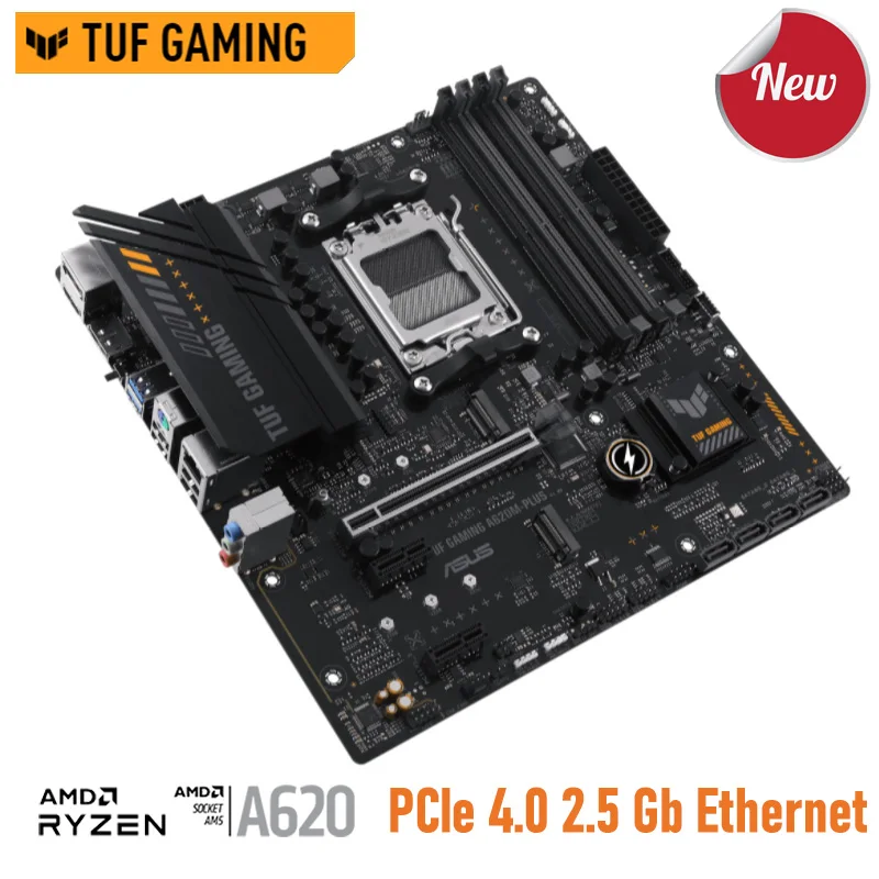 ASUS-placa base de A620M-PLUS para juegos, dispositivo AMD A620 TUF con AMD Ryzen 5 7600X, Kit de CPU + memoria Kingston DDR5, 5600MHz, 32GB, novedad - imagen 4