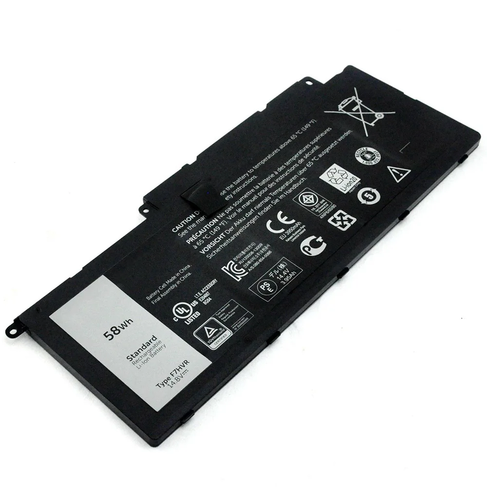 Nueva batería Original y genuina para ordenador portátil F7HVR 14,8 V 58Wh para Dell Inspiron 15 7537 7548 17 7737 7746 062VNH G4YJM - imagen 3