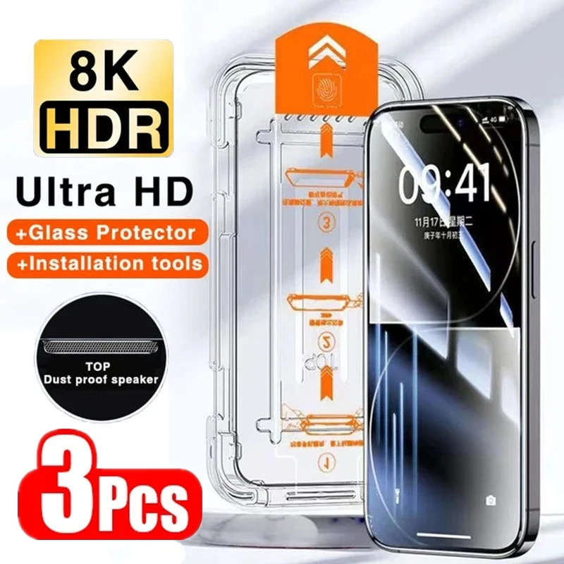 3Pcs Ultra HD Glass