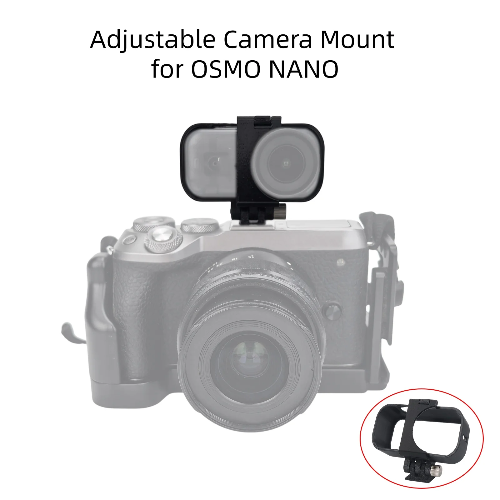 Para DJI OSMO NANO DSLR/accesorios de soporte de montaje de expansión de cámara de acción Hot Shoe sin espejo - imagen 3