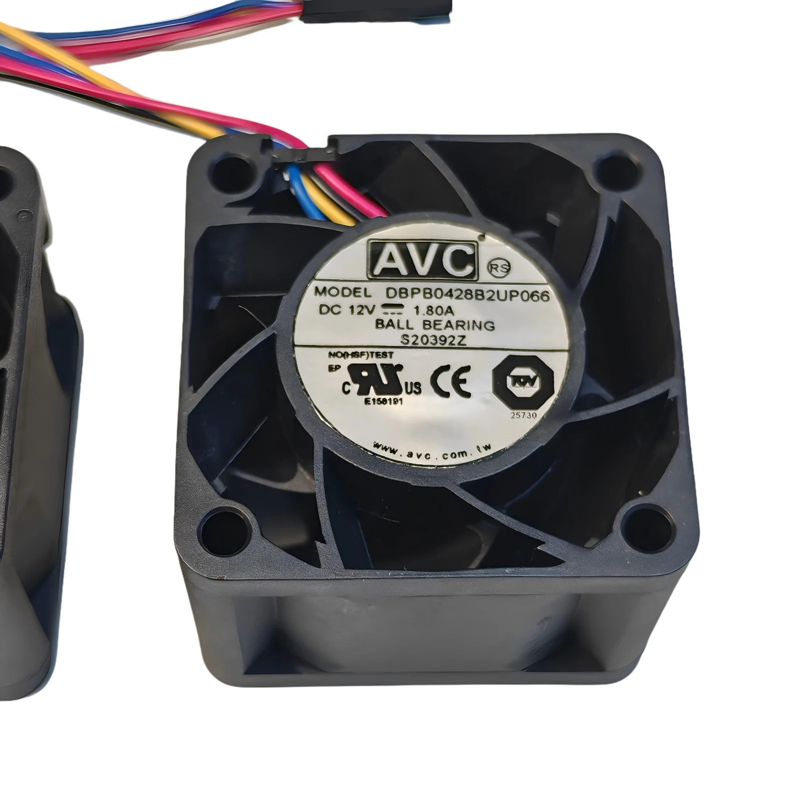 1 Uds. Para AVC DBPB0428B2UP066 40x40x28mm 12V 1.80A ventilador de refrigeración de servidor PWM de 4 cables, ventilador de ordenador Industrial de alta velocidad