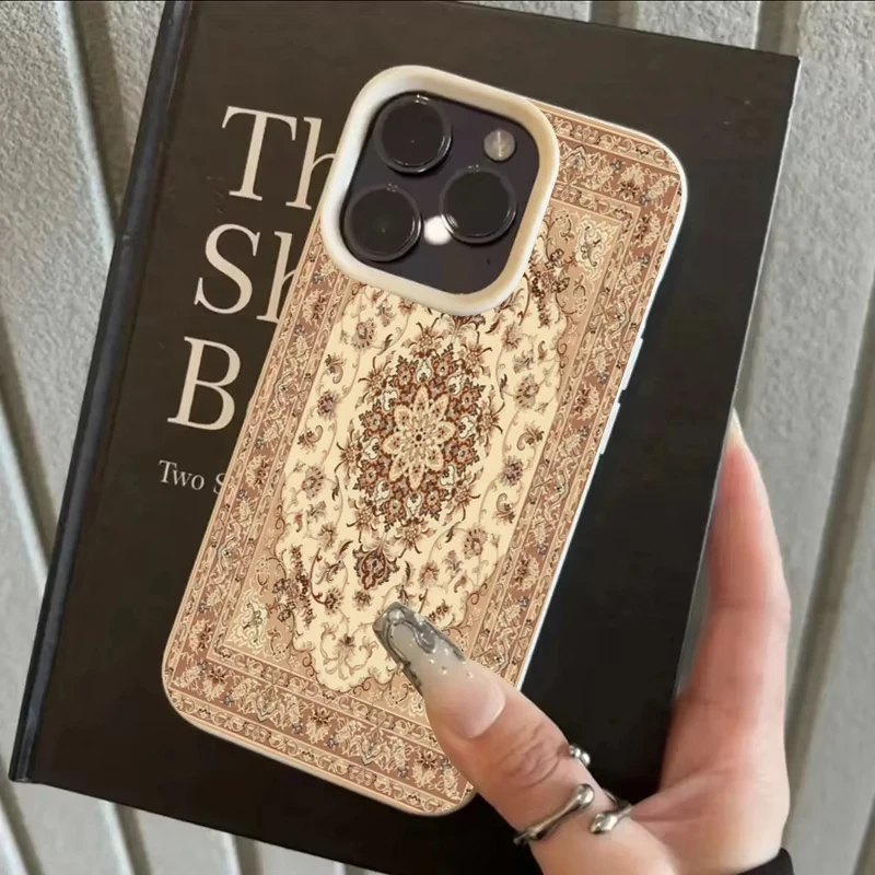 Funda de teléfono con diseño de tótem étnico Retro, diseño de lichi para iPhone 16, iPhone 15 Pro Max 14 Plus 13 12 11 XS Max XR X 16 - imagen 3