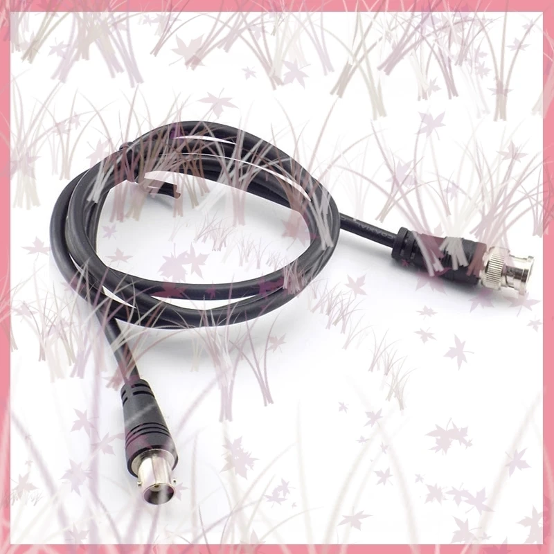 1/2/5 Uds 1M/2M/3M Cable adaptador BNC macho a hembra para cámara CCTV conector BNC extensión línea Coaxial accesorios de cámara B6 - imagen 3