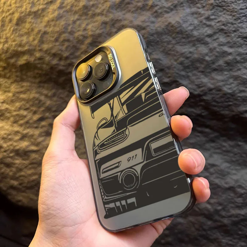 Funda de teléfono con diseño de patrón de coche para Xiaomi 14T Pro Lite 5G 15 14 13 12 13T 12T a prueba de golpes PC + TPU funda protectora de silicona - imagen 4