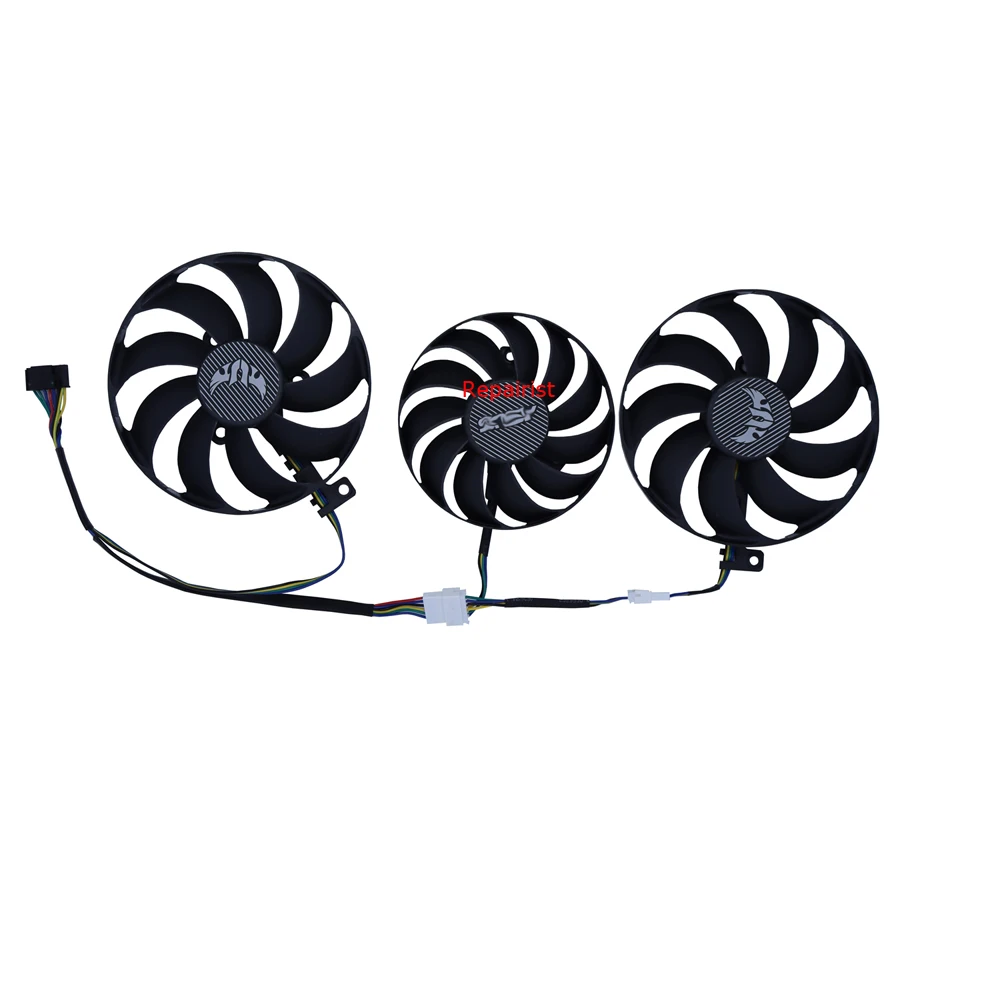 Ventilador enfriador de tarjetas de vídeo, FDC10H12D9-C, para ASUS TUF3 RX 5700 XT OC 8G EVO GAMING,TUF3 RX 5600 XT 5600XT OC 6G EVO GAMING, Juego de 3 uds.