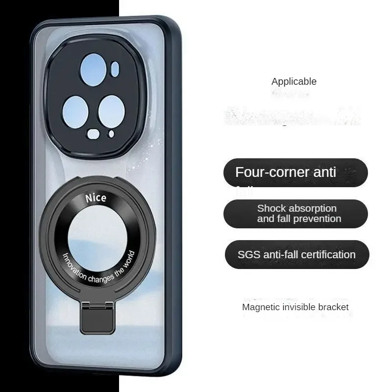 Para Honor Magic 6 5 7 Pro funda con soporte de anillo magnético fundas de teléfono de carga inalámbrica para Honer X9C 400Pro Lite cubierta a prueba de golpes