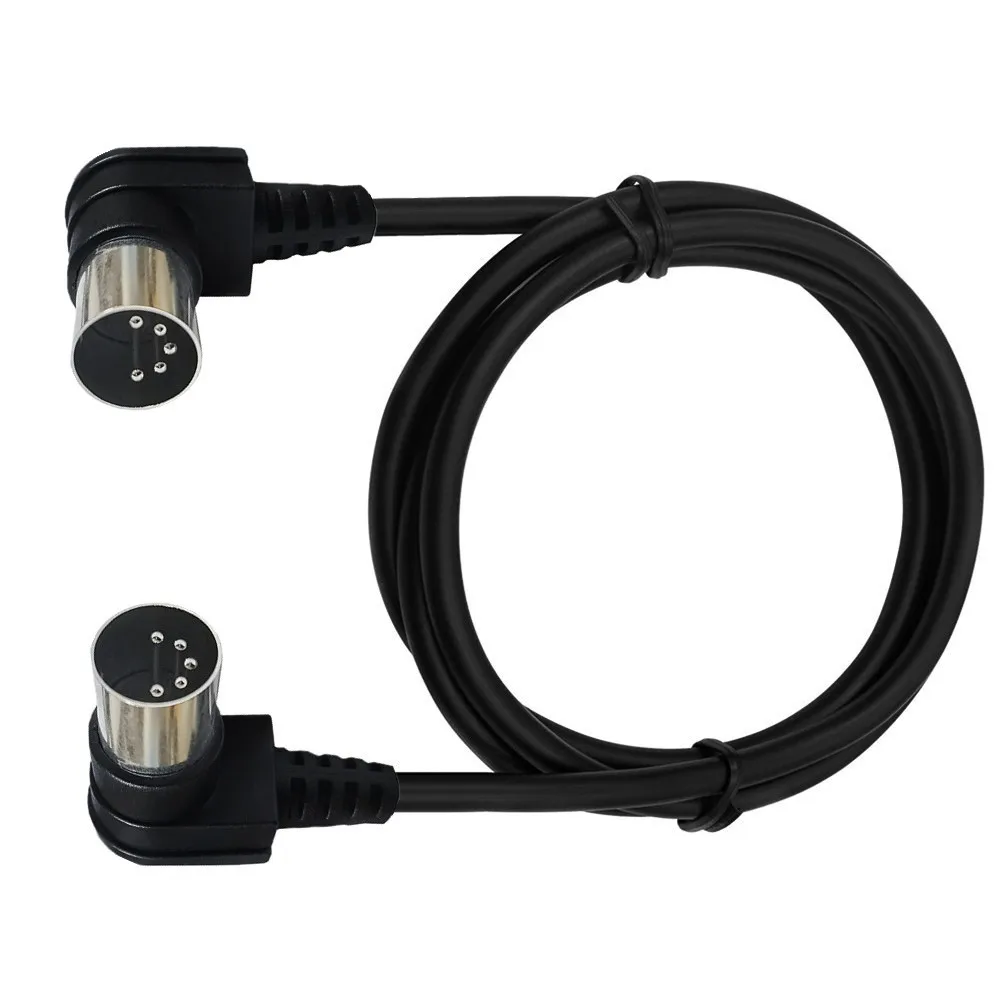 90 Grad Midi Din Stecker-Stecker-Kabel de 5 polos Din-Audio-Verlängerung stecker din-5pin M/M&M/F-Kabel adaptador 0,5-5M - imagen 2