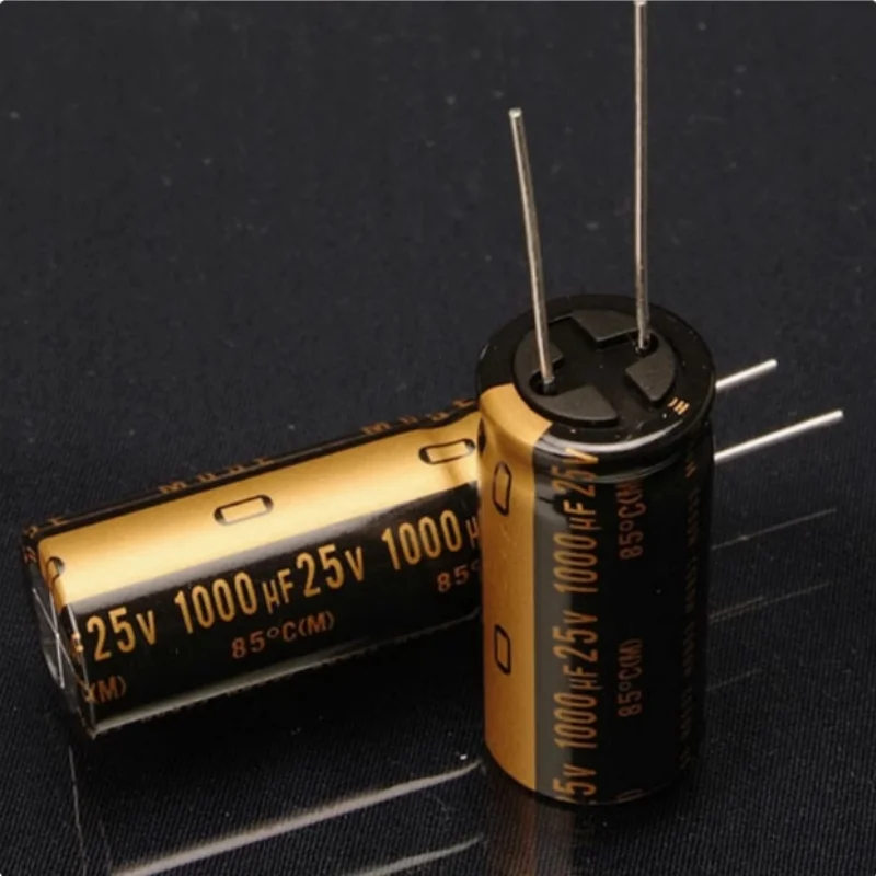 10 unids/lote Nichicon MUSE KZ serie 25V/50V/100V 10/22/33/47/100/220/470/1000uF 85 ° C Pies de cobre del condensador de audio de alta fidelidad audiófilo - imagen 3