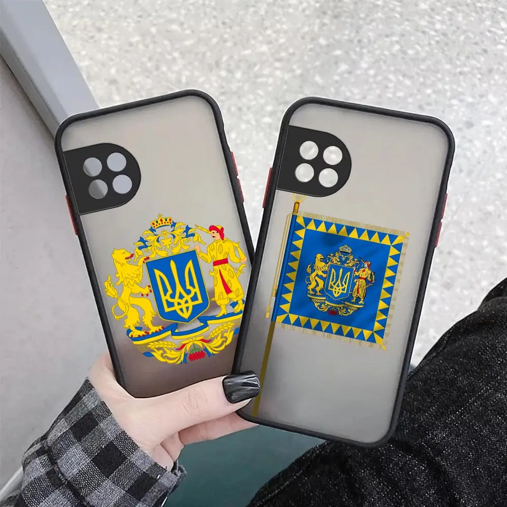 Funda transparente mate con emblema de banderas de Ucrania para Oneplus 10, 9, 8T, 8, 7T, 6, 6T, 5, 5T PRO, NORD CE 2, N10, N100, 5G, cubierta negra - imagen 3