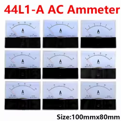 Amperímetro 44L1 Analógico Panel AC Puntero Multi-Escala